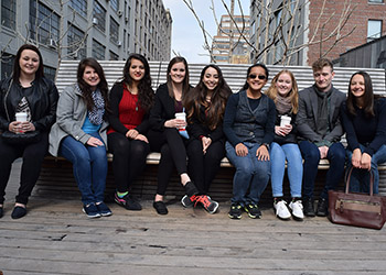 Students at High Line Park
